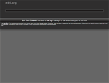 Tablet Screenshot of e44.org